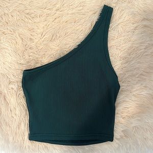 Kids one sleeve cropped shirt